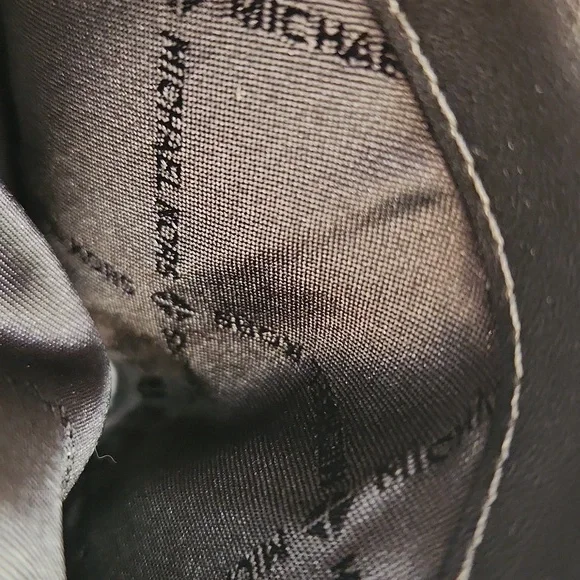 Michael Kors Black Textured Leather Bi-Fold Wallet - Picture 10 of 13